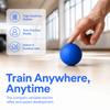 5PCS Rubber Hand Exercise Balls High Elasticity Rubber Balls Durable Stress Ball  Reflex Drills