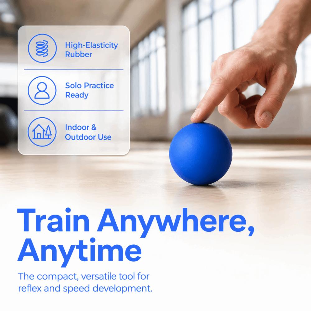 5PCS Rubber Hand Exercise Balls High Elasticity Rubber Balls Durable Stress Ball Reflex Drills