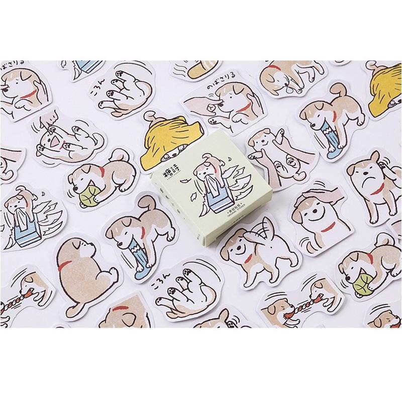 

45 шт./коробка Каваий наклейки Сделай сам Милая мультяшная наклейка для украшения дневника 1 box