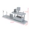 1:64 Scale Metro Station Diorama Model Architecture Scene Kits Diy Unassembly For Diorama Sand Table Layout Decor