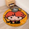 Harry Potter Printed Round Rug Carpet Chair Rug Area Rug Entryway Doormats,for Office Chair Living Room Bedroom Kitchen Room.