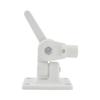 ISURE MARINE VHF Antenna Mounts, Ratchet Mount, White Nylon Adjustable Base Mount for Boat