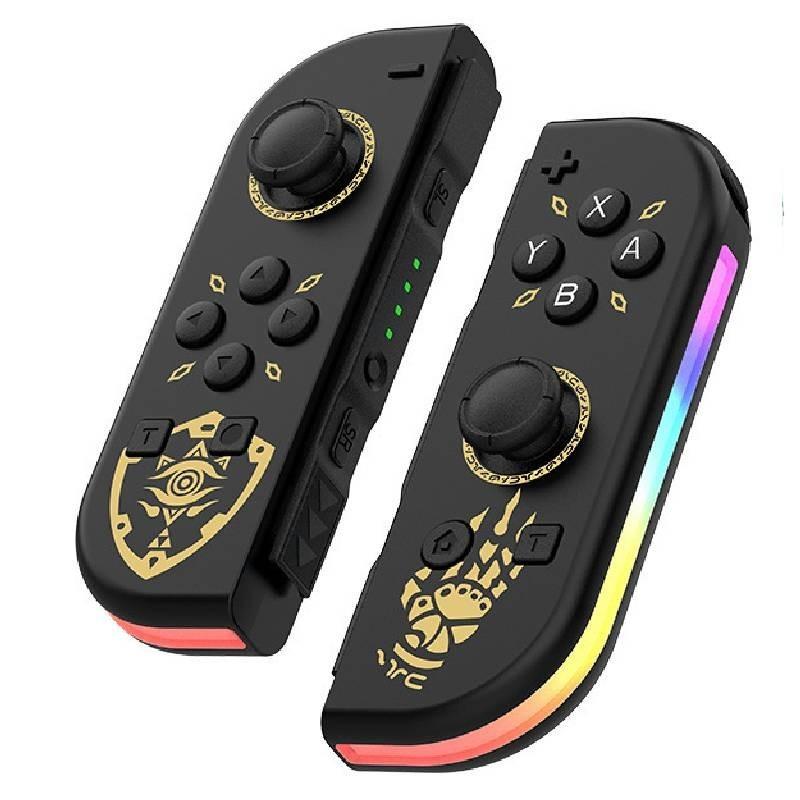 Colorful Rgb Light Switch Joycon Controller With Vibrant Vibration And Motion Sensitivity