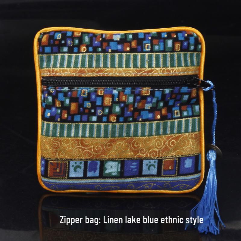 Chinese Osmanthus Embroidered Silk Brocade Sachet - Ethnic Style