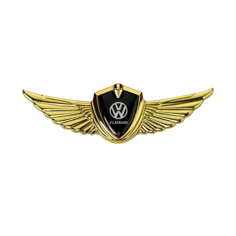 

Новые металлические 3D наклейки на борт автомобиля, задний значок для Volkswagen Golf Bora Beetle Scirocco POLO Sharan Sagitar Magotan CC Acce золотой