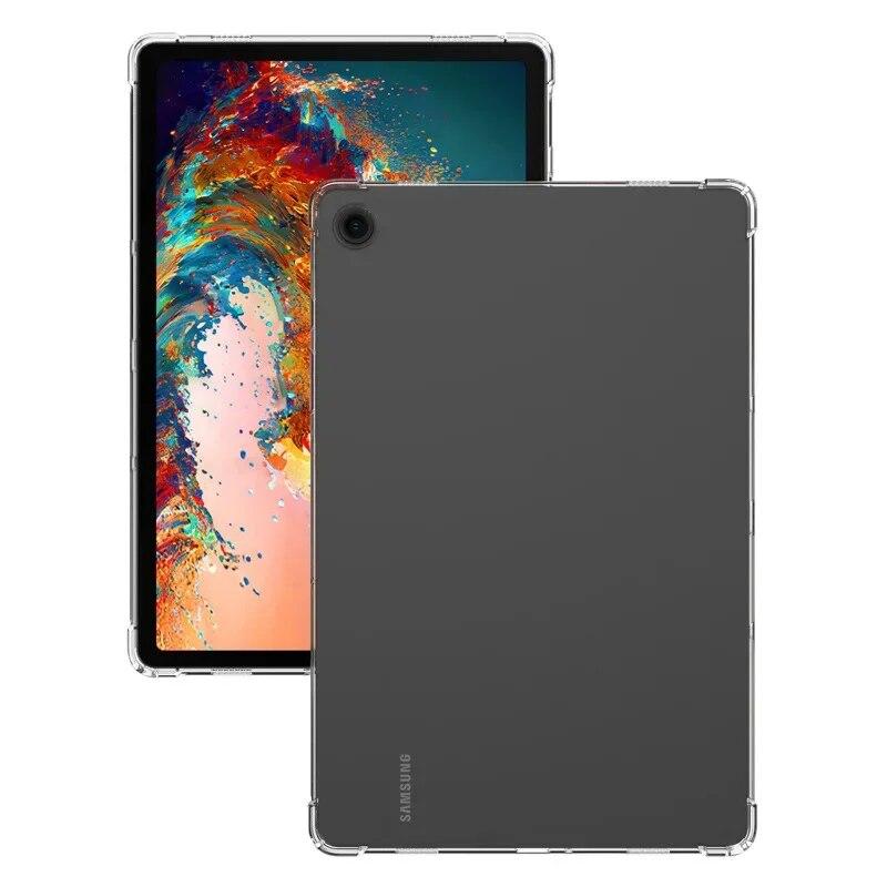 Για Samsung Galaxy Tab A9+ 11 ιντσών Διαφανής Θήκη για A9 Plus 11" Μαλακή TPU Κάλυψη Αερόσακου Funda για X210 X216