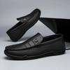 Fashion Fashion Leather Men Casual Shoes Slip on Italian Formal Loafers Luxury Brand Comfortable Men Moccasins Soft Male Driving Shoes
