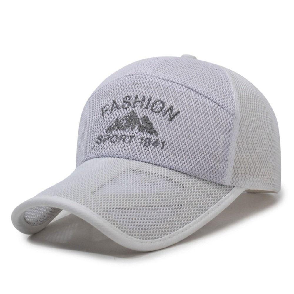 Mountain Embroidery Summer Baseball Cap Adjustable Outdoor Sports Hats For Man Women Unisex