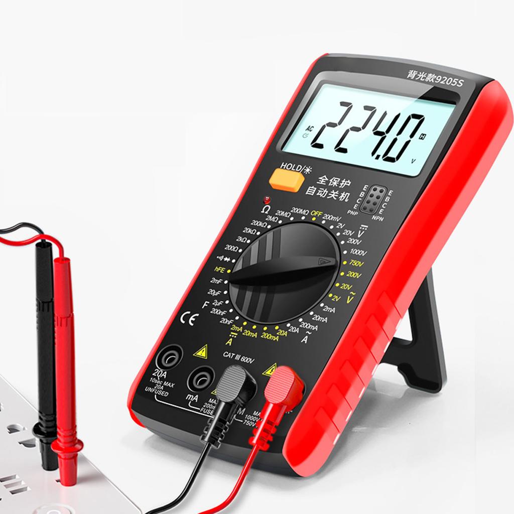 Advanced Auto Ranging Digital Multimeter With Backlit Screen Overload Protections Lightweight Stable For Electrical Diagnostics
