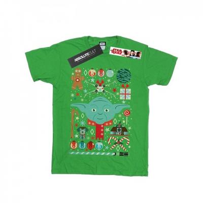 Boys Yoda Christmas T-Shirt