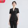 2026 Women's Summer Professional Suit: Short Sleeve Formal Fashion for Hotel Reception and Jewelry Store Workwear