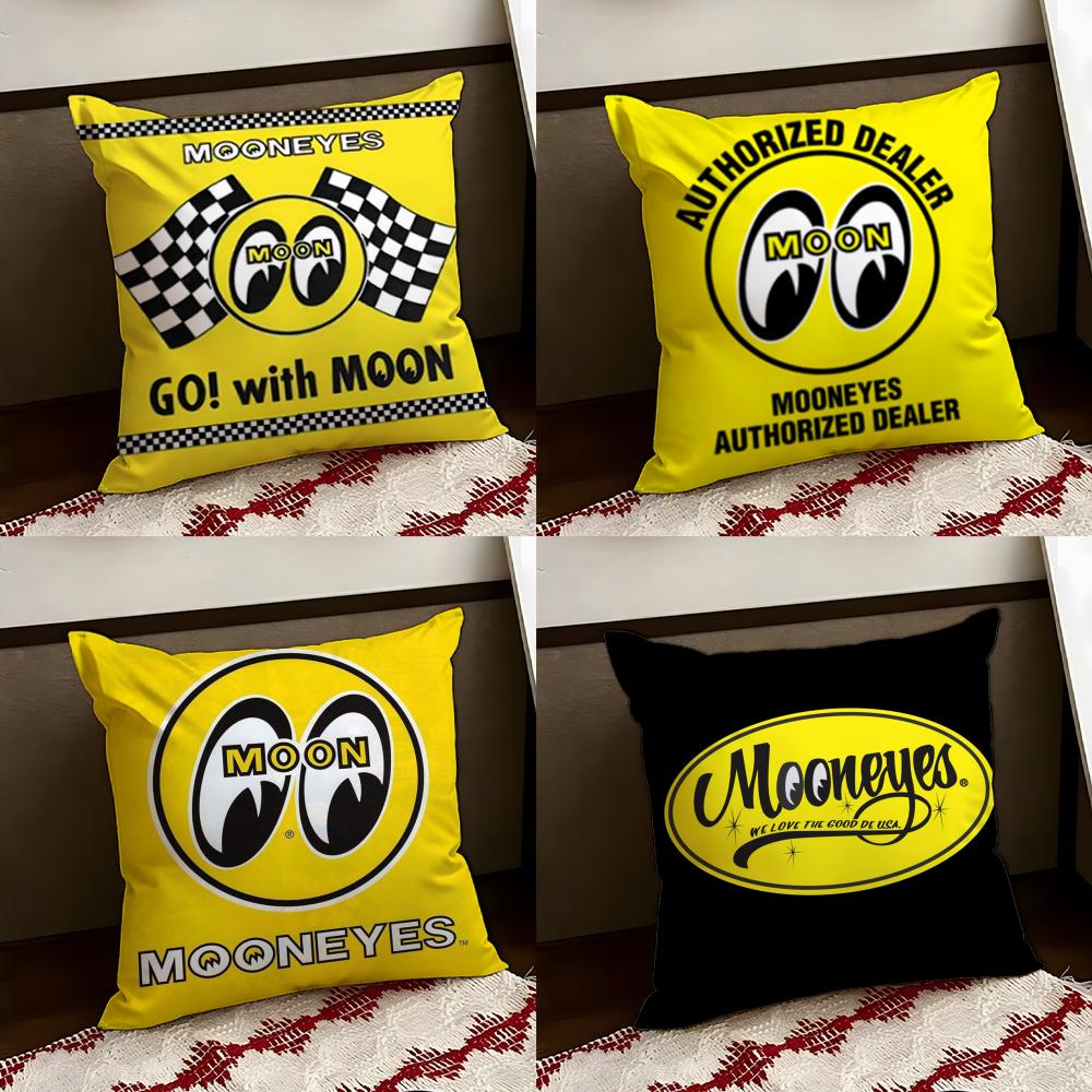 Cute Cartoon MMooneyes Cushion Cover Reversible Soft Durable Pillow Cover Home  Car MultiScene Use for Daily Comfort