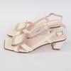 Roger Vivier Belle Vivier Plate Buckle Strap Shoes 34 1/2 IvoryUsed