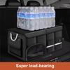 Foldable Trunk Storage Box Waterproof Oxford Cloth 110L Large-Capacity Car Organizer for Camping/Fishing Easy to Carry
