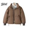 Plus Size Puffer Jacket for Women Women's Quilted Casual Baggy Zip Up Padded Versatile Coat Down
