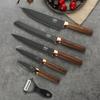 6pc Kitchen Knives Ceramic Kitchen Cooking Knife Accessories Paring Utility Slicing Knife + Peeler