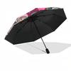 1 Stück Anime-Charaktere Outdoor-Regenschirm - Automatisches Öffnen/Schließen - Tragbares 3-fach faltbares Design - 8-Speichen-Eisenrahmen - Perfektes Geschenk für Fans, Reisende,
