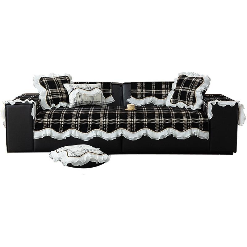 Light Luxury High-End Sofa Cushion Universal In All Seasons New Retro Sofa Seat Cushion Non-Slip Sofa Cover Cover Cloth