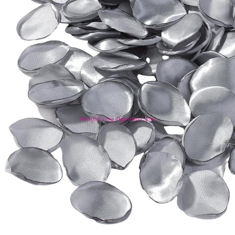 200Pcs Simulated Silk Fabric Rose Petal for Art Craft Wedding Decoration
