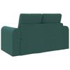 60 cm Dark Green Fabric Sleeper Sofa