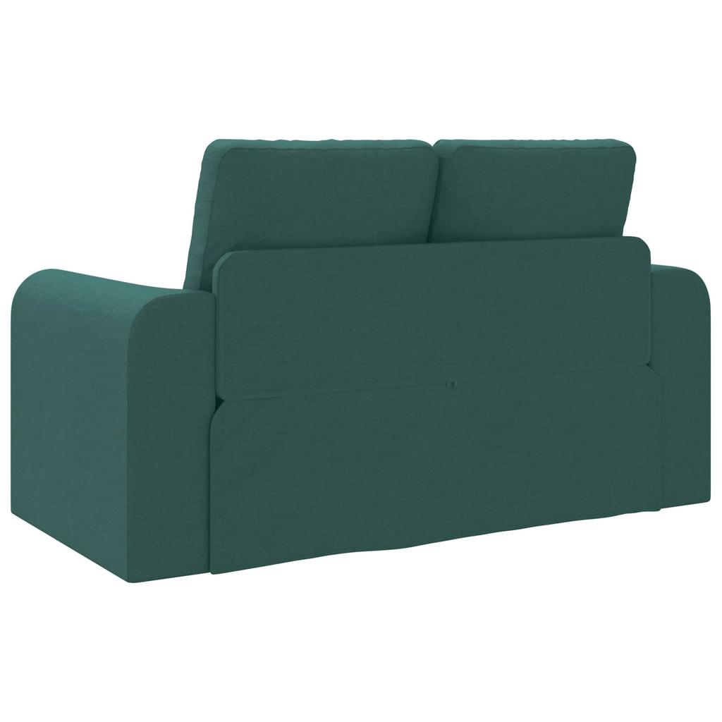 60 cm Dark Green Fabric Sleeper Sofa