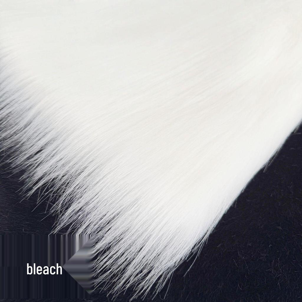 Tessuto Peluche Imita Pelliccia di Volpe 5cm Disponibile (Taglia piccola) per Tappeti e Abbigliamento