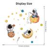 Cartoon Astronaut Planet Moon Star Wall Stickers for Kids Room Background Bedroom Decoration Living Room Home Decor Wall Decal