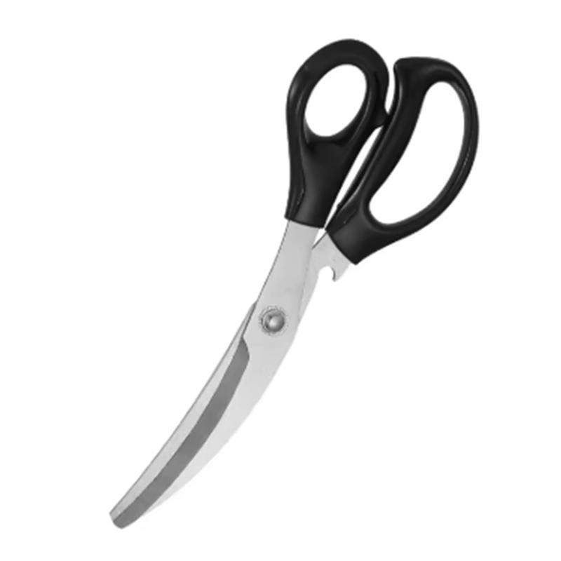 

Korean Barbecue Scissors Stainless Steel Kitchen Scissors Non-slip Scissors Food Scissors Cooking Tools Kitchen Stuff чёрный