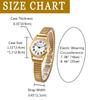 Women's Analog Watch Waterproof Stainless Steel Elastic Band Simple Cute Stylish Casual Business Fashion Watch Gold Women's Accessories Birthday