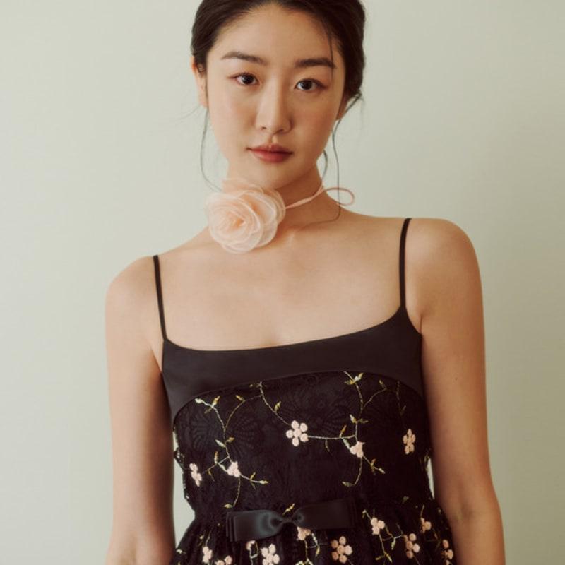 GANISONG Bridal Rose Corsage_black