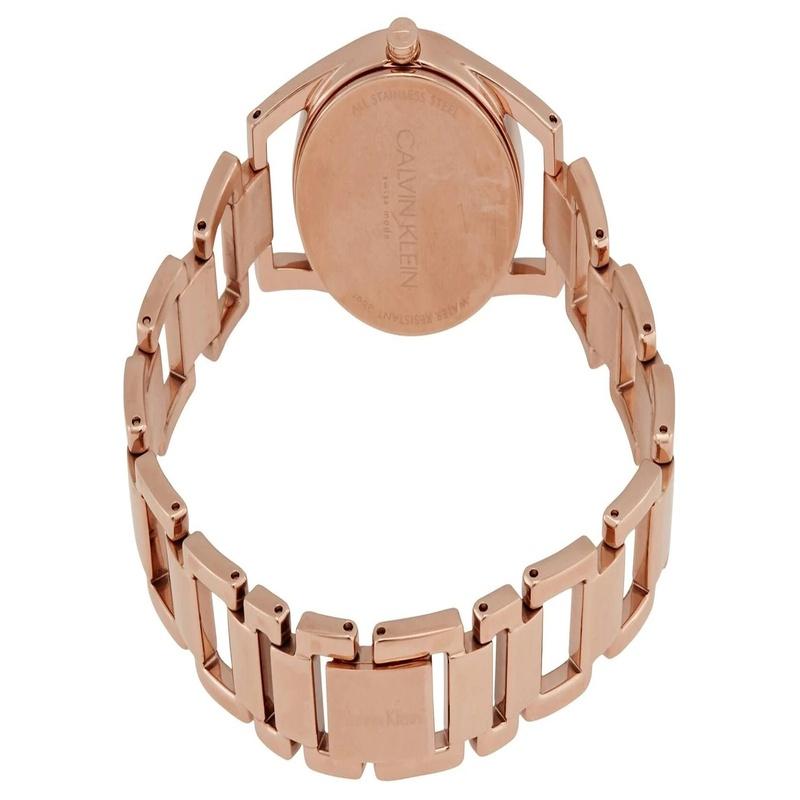 CALVIN KLEIN / Quartz Series Watch Quartz Movement Stainless Steel Strap Silver Dial Women's Watch 30 Meters Waterproof K7L2364T
