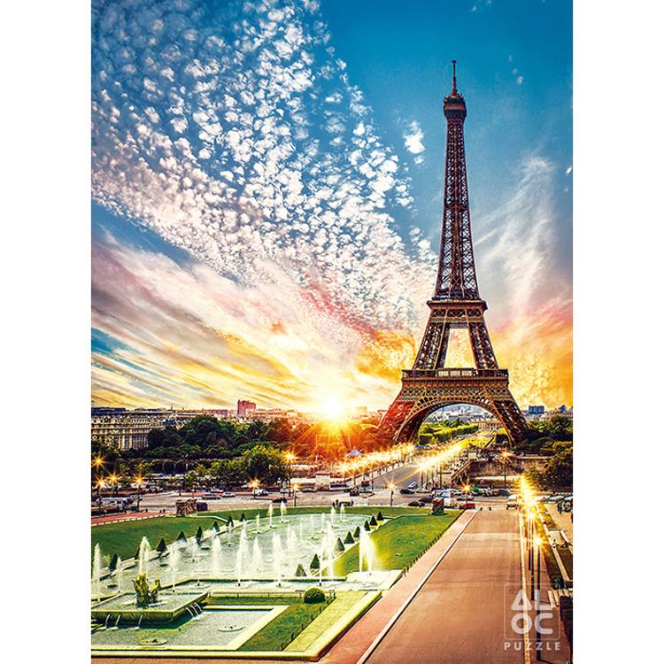 500 Piece Jigsaw Puzzle - Paris At Sunset, Popular Korean Puzzle