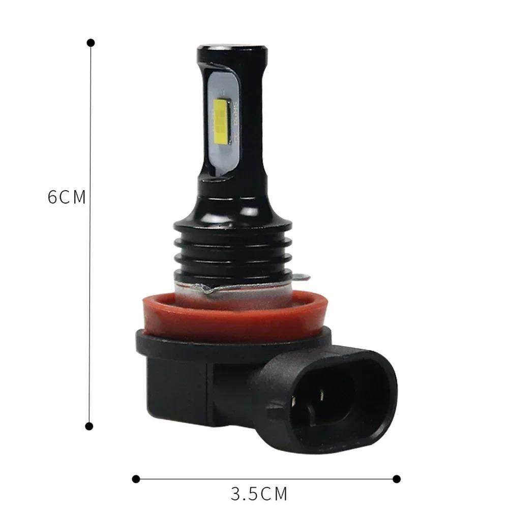 2 Stück Canbus Fehlerfrei H11/H8/H9 LED Scheinwerfer Umrüstbirnen Nebelscheinwerferbirnen 100W DC12V-24V 6000K-7000K 42000LM Weiß