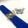 Set Of 12 Elegant Butterfly Napkin Rings Accessory For Enhancing Dining Ambiances At Weddings And Festival Meals