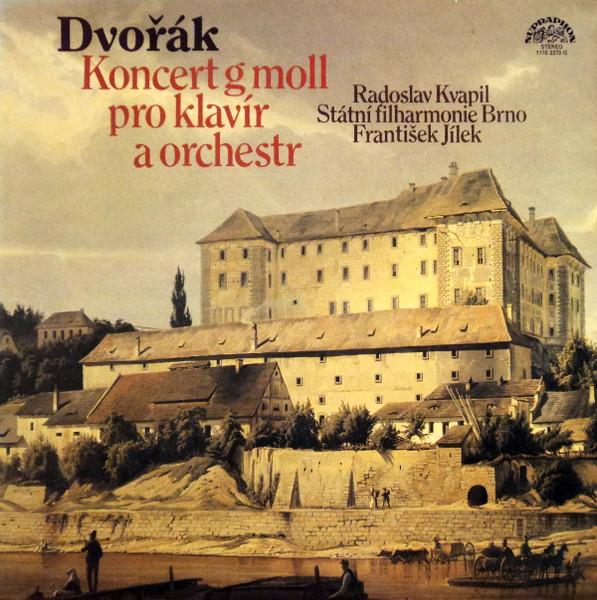 LP Record ANTONN DVOK RADOSLAV KVAPIL Koncert G Moll Pro Klavr A Orchest 11102373 Supraphon 1979 Czechoslov Classical Used