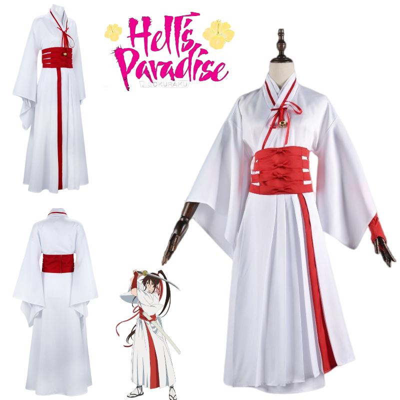 Yamada Jigoku Raku Asaemon Cosplay Costume Ninja Uniform Halloween Party