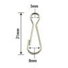 Good-L Coil Key Chain 250 with Reinforced Wire [Slim Clear]