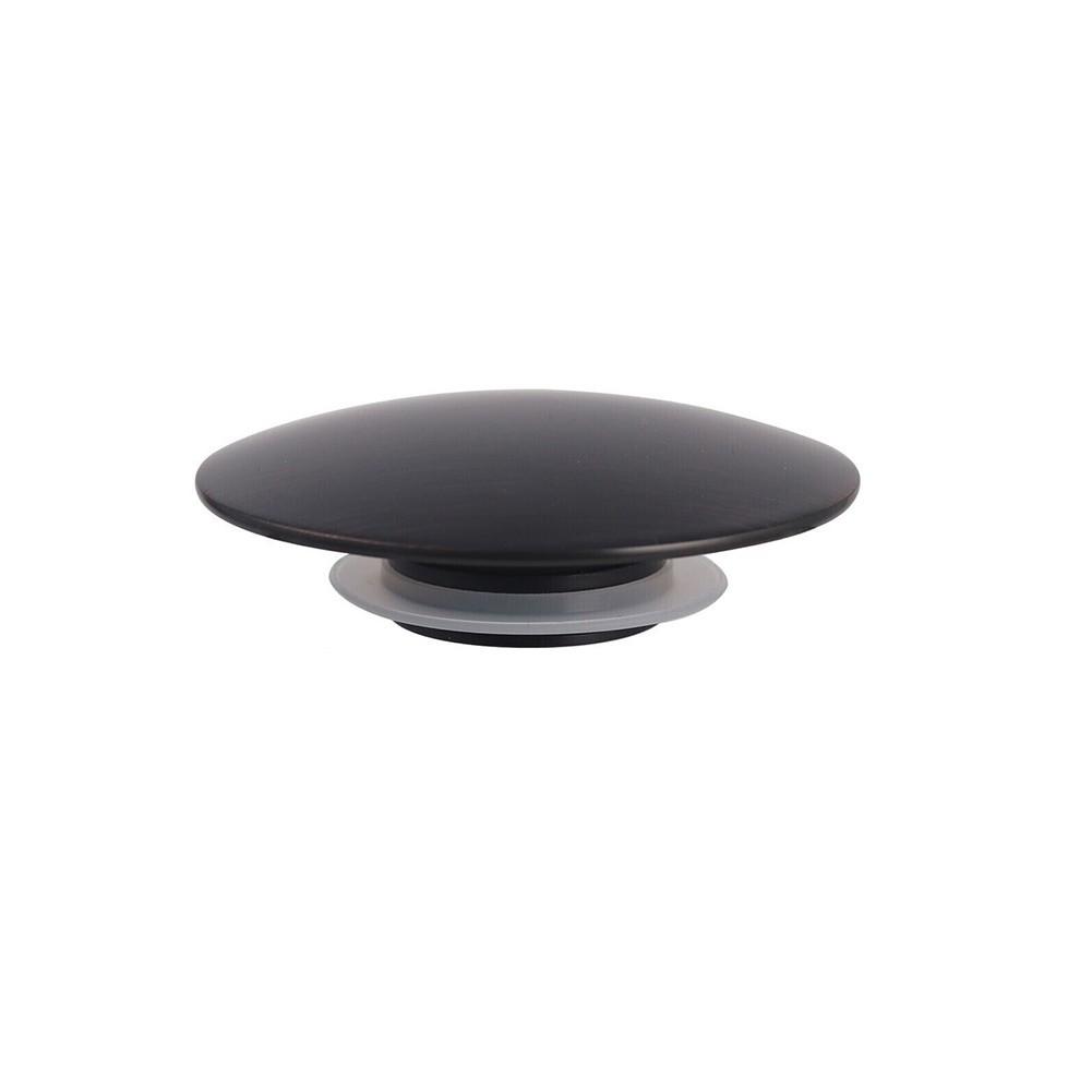 Matte Black Push Button Click Clack Basin Waste for Sinks and Bathtubs 66mm