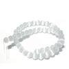 100 Stück Kostbarer Natürlicher 5A Qualität Weißer Selenit Klar Katzenauge Gips Stein Runde Lose Perlen 15" 6 8 10 MM für Schmuck KTJ