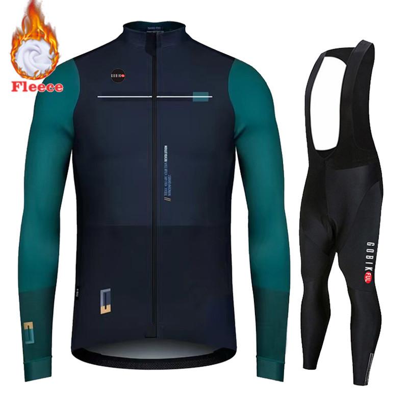 Vêtements de cyclisme d'équipe de course, Hiver, 2026 Ensemble de vêtements de cyclisme en laine pour homme, Ensemble de maillot de VTT Ciclismo