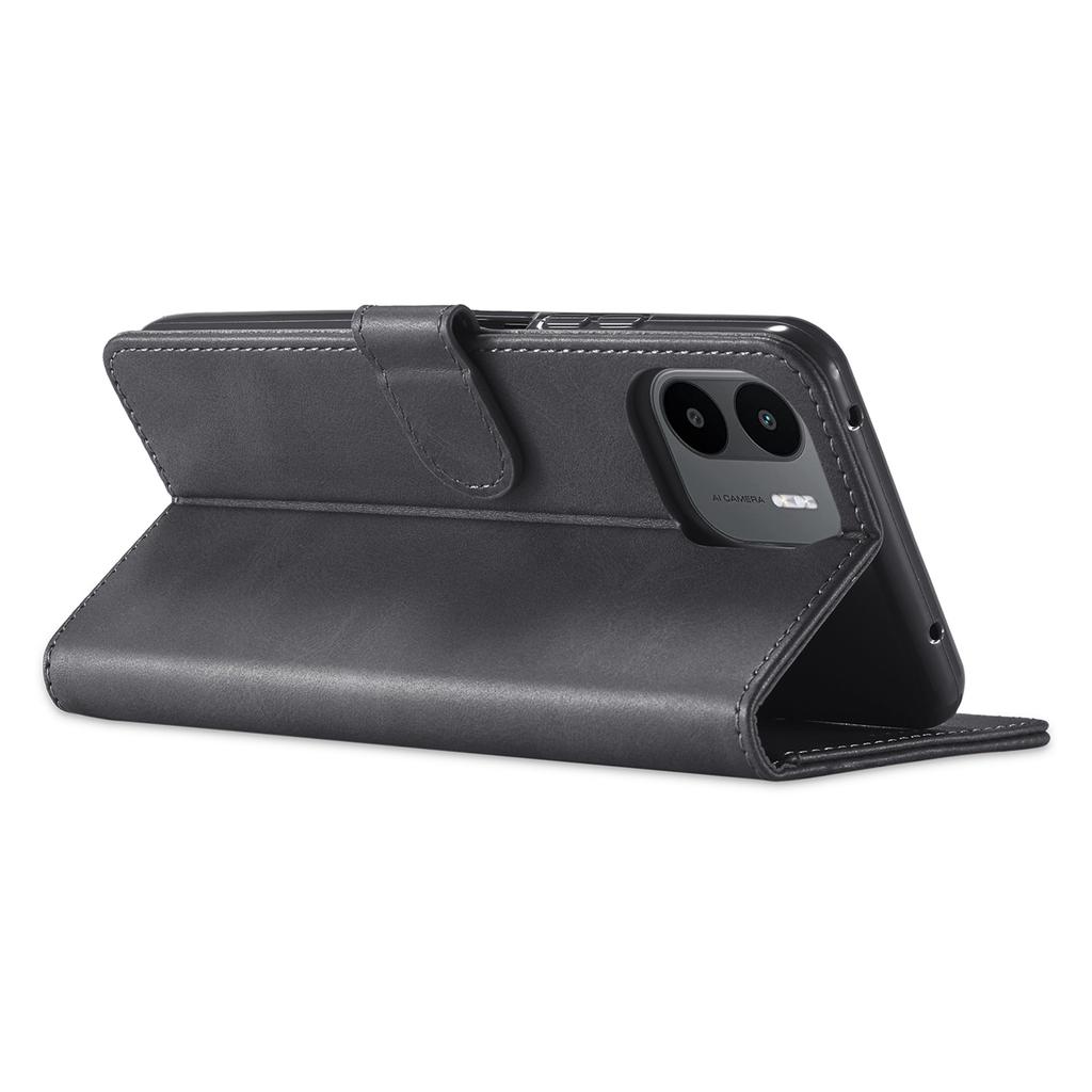 LC.IMEEKE For Xiaomi Redmi A1 4G/A2 4G Wallet Phone Case Calf Texture Stand Leather Phone Cover