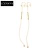 MIZUKI [Beautiful Condition] 14K Cut Beads/Pearl Long earring Yellow GoldUsed