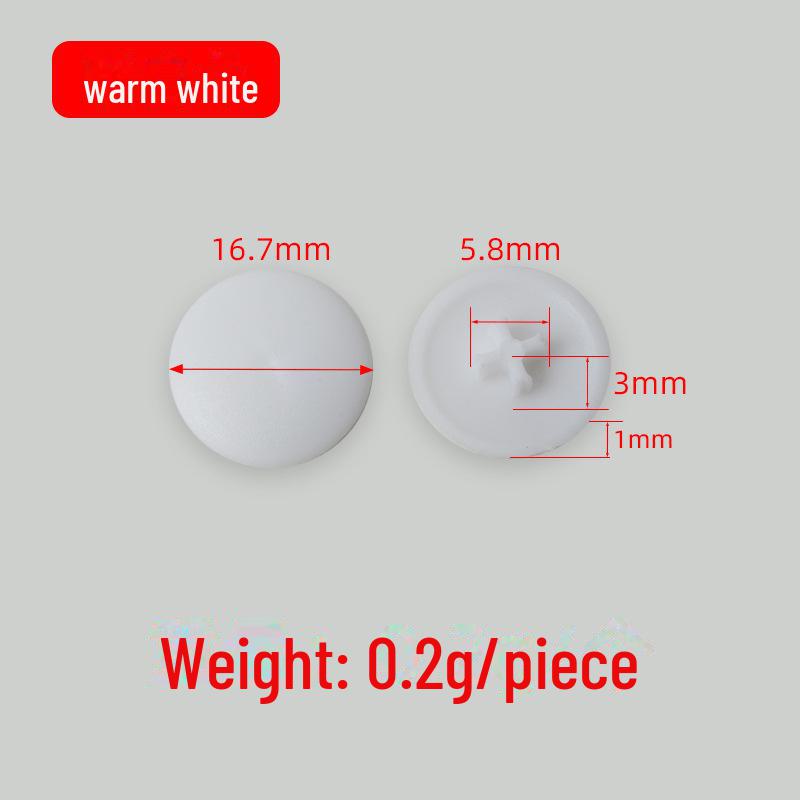 

Белая декоративная крышка и заглушка для разъема эксцентрикового колеса 17mm