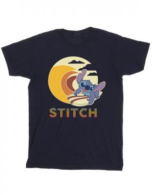 Girls Lilo & Stitch Summer Waves Cotton T-Shirt