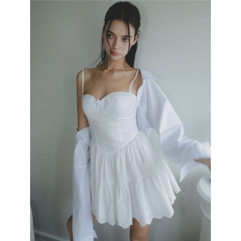 NYR Ballet Style Niche Design Suspender Skirt Fishbone