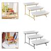 Multifunctional Buffet Cupcake Display Stand Durable Melamine Decorative Fruit Dessert Tray for Home Bakery