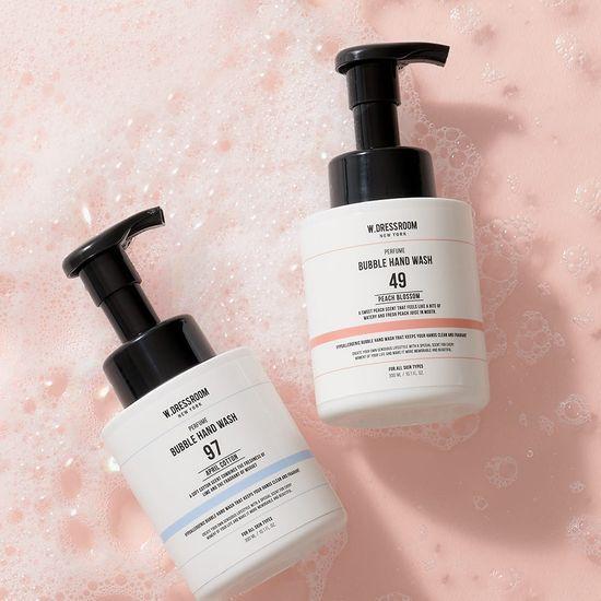 W.DRESSROOM Bubble Hand Wash 300ml (April Cotton, Peach Blossom)
