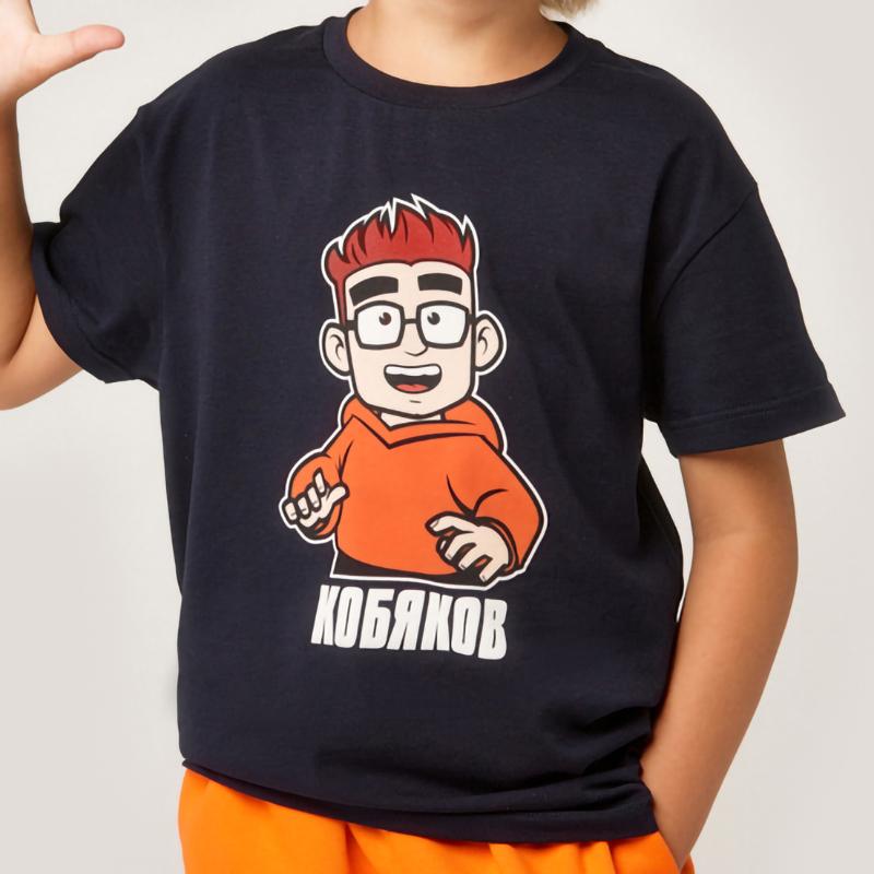 Kinder 100% Baumwoll T-Shirts Merch A4 KOBYAKOV Druck Lässig Familienbekleidungsset Jungen- & Mädchenmode Tops