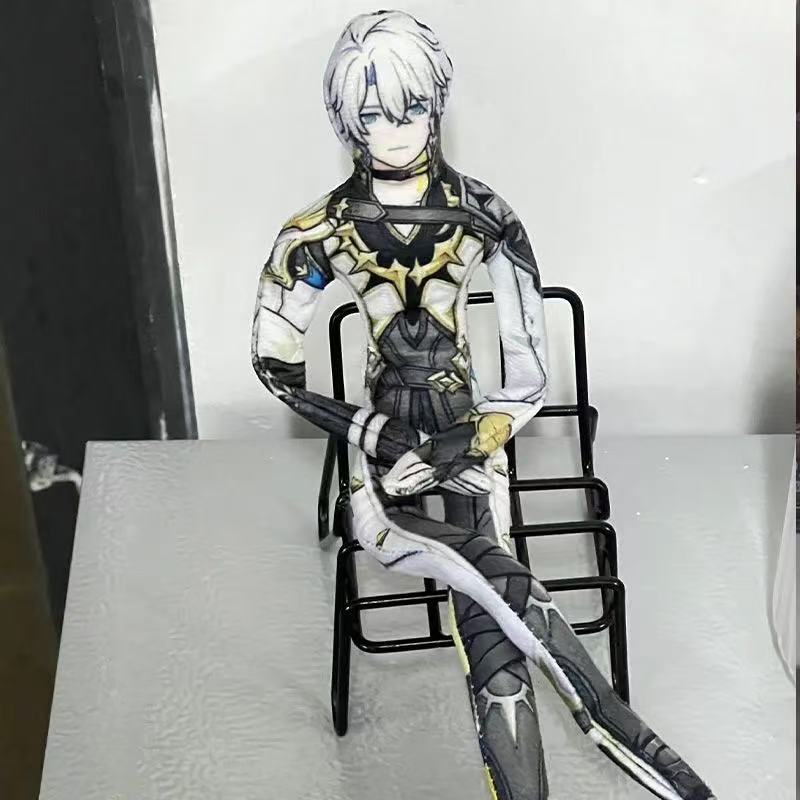 New 28cm Honkai: Star Rail Academy Anime Cosplay Stuffed Dolls Movable Abstract Body Wire Skeleton Halloween Prop Hand-made