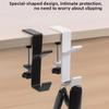 Gaming Headphone Stand Double Layer Storage Hook Wide Compatibility Compact Design For Convenient Organization